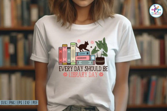 Review: Every Day Should Be Library Day SVG for Embroidery