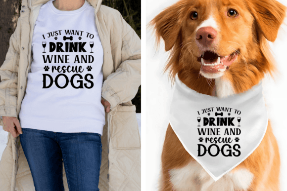 Reviewing Dog Quotes Svg: I Just Want to Drink